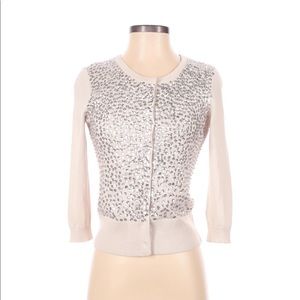 White House Black Market Size XS Sequin Cardigan